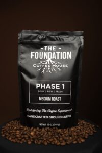 A rich espresso shot topped with steamed milk and a smooth milk foam layer.